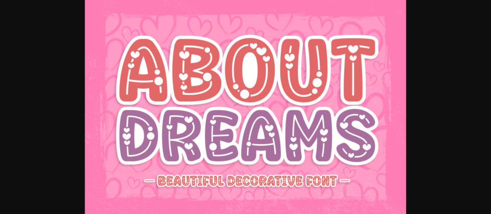 Dreams Font Poster 3