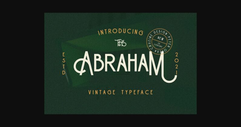 Abraham Font Poster 3