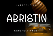 Abristin Font Poster 1