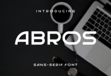 Abros Font Poster 1