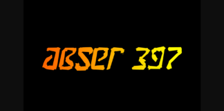 Abser - 397 Font Poster 1
