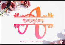 Absolute Monogram Font Poster 1