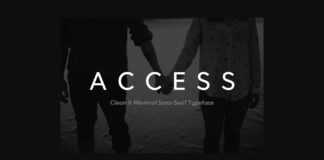 Access Font Poster 1