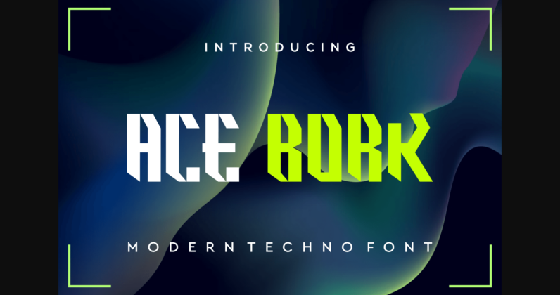 Acebork Font Poster 1