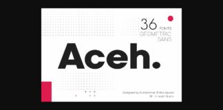 Aceh Font Poster 1