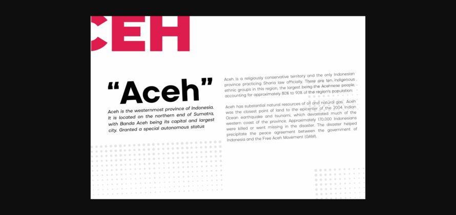 Aceh Font Poster 6