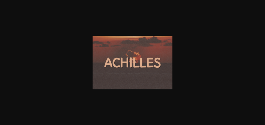 Achilles Font Poster 1