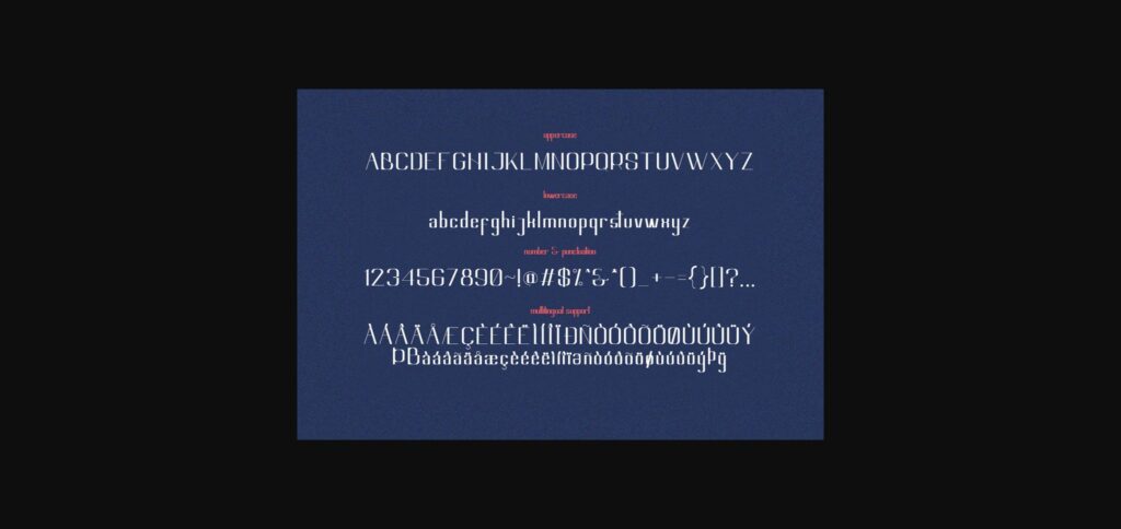 Achone Font Poster 9