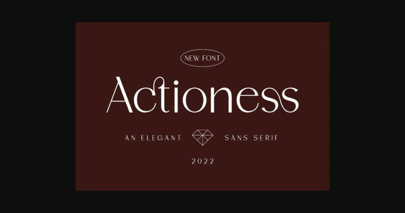Actioness Font Poster 3