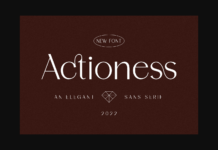 Actioness Font Poster 1