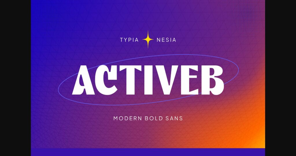 Activeb Font Poster 3