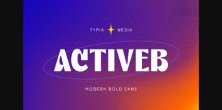 Activeb Font Poster 1