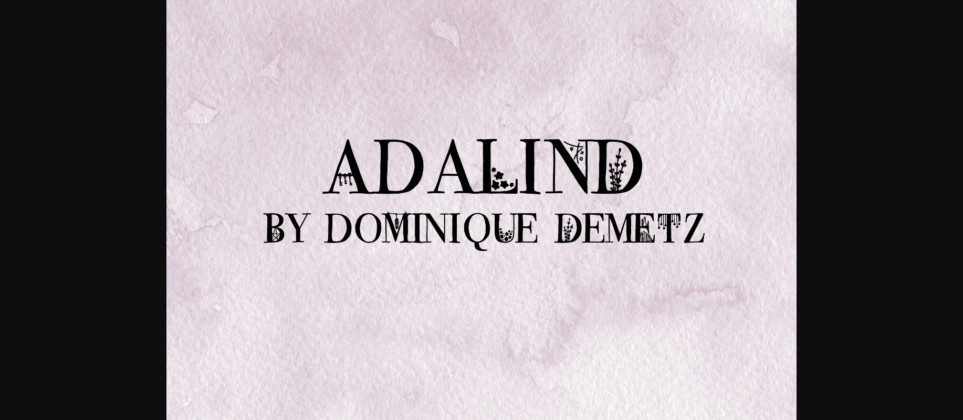 Adalind Font Poster 3