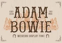 Adam Bowie Font