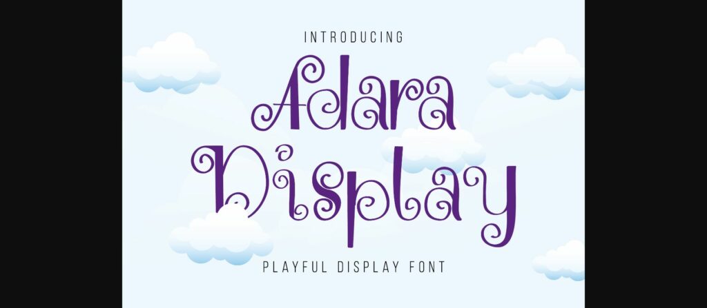 Adara Font Poster 3