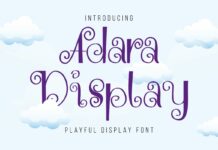 Adara Font Poster 1