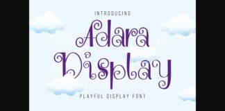 Adara Font Poster 1