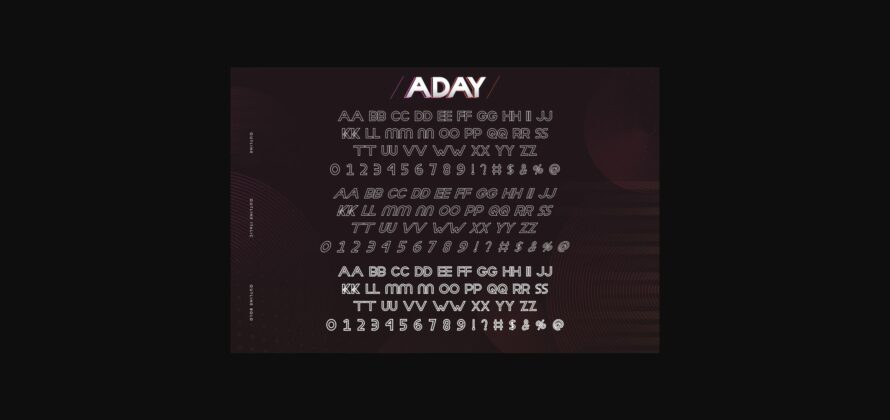 Aday Font Poster 8