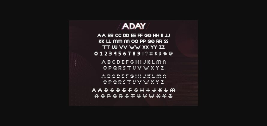 Aday Font Poster 10