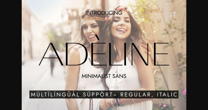 Adeline Font Poster 3