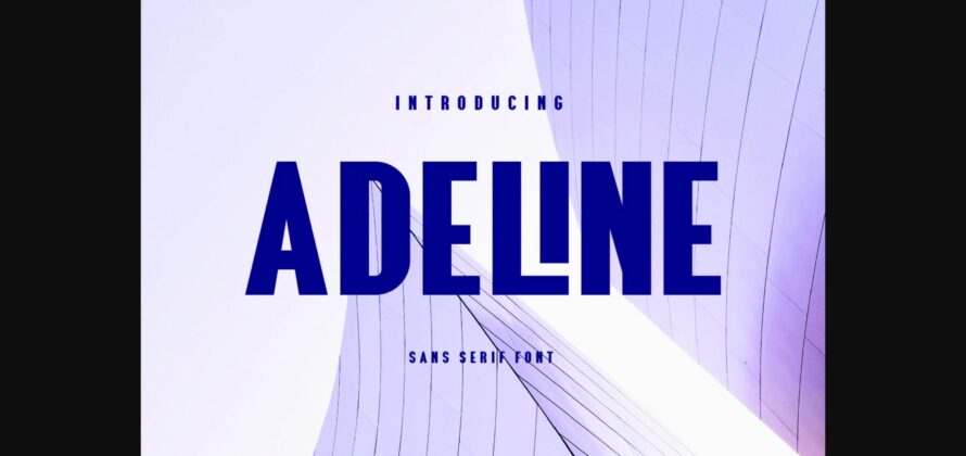 Adeline Font Poster 3