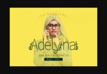 Adelyna Font Poster 1