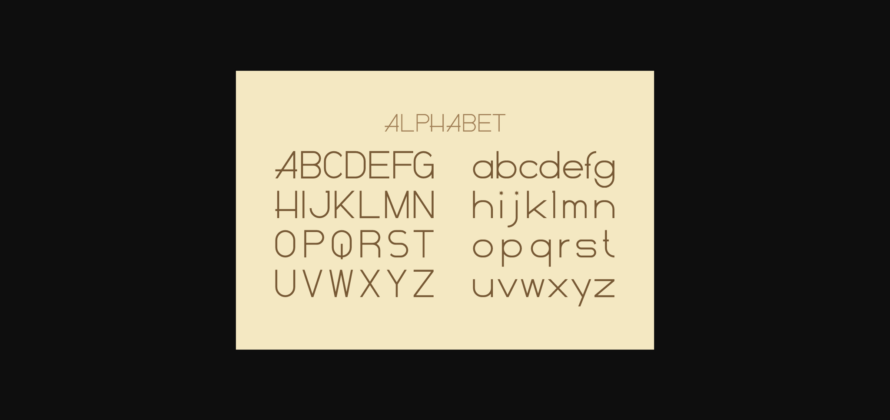 Aderra Font Poster 4