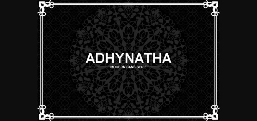 Adhynatha Font Poster 3