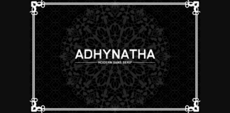 Adhynatha Font Poster 1