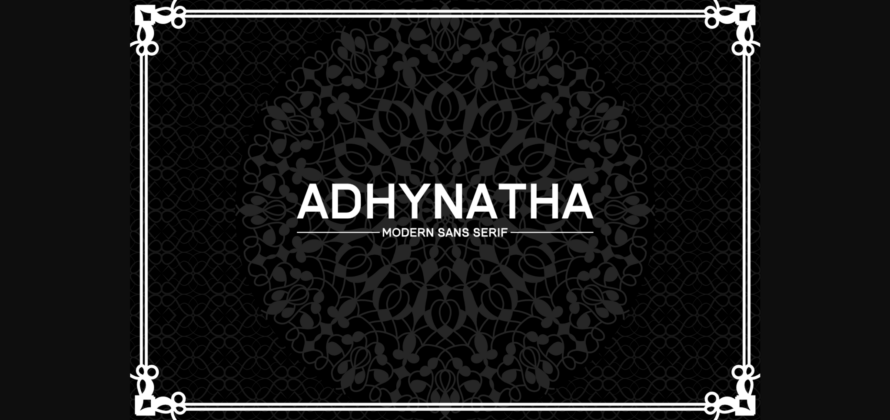 Adhynatha Font Poster 1