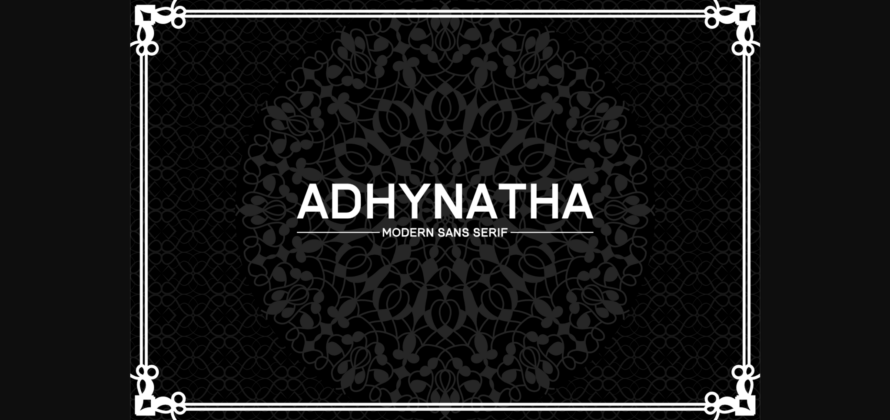 Adhynatha Font Poster 3