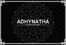 Adhynatha Font Poster 1