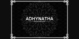 Adhynatha Font Poster 1