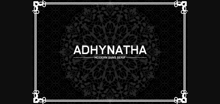 Adhynatha Font Poster 1