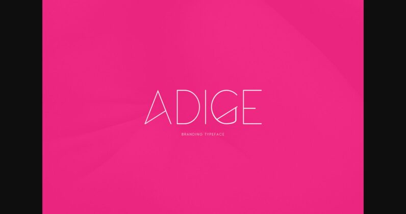 Adige Font Poster 3