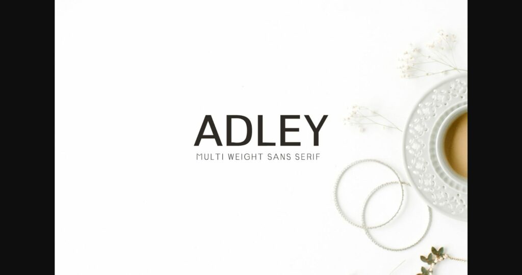 Adley Family Font Poster 3