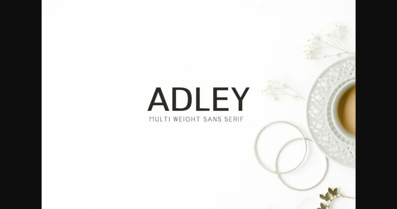 Adley Family Font Poster 3