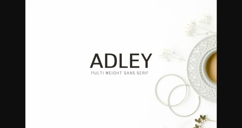 Adley Family Font Poster 1