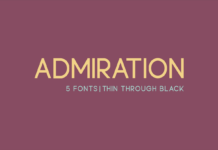 Admiration Font Poster 1