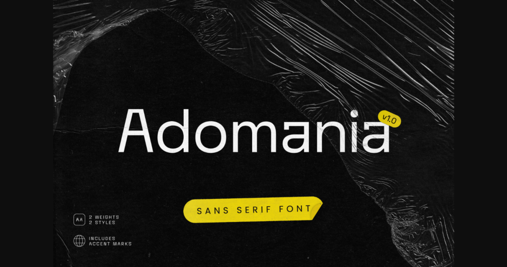 Adomania Font Poster 3