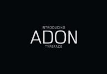 Adon Font Poster 1