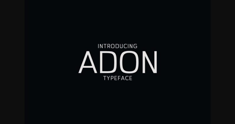 Adon Font Poster 1