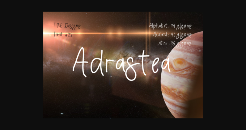 Adrastea Font Poster 3