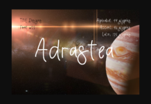 Adrastea Font Poster 1