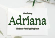 Adriana Font Poster 1