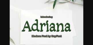 Adriana Font Poster 1