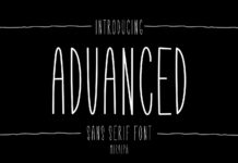 Advanced Font Poster 1