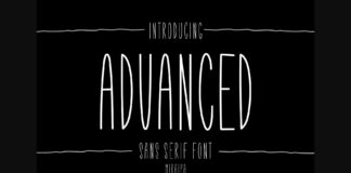 Advanced Font Poster 1