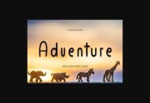 Adventure Font Poster 1