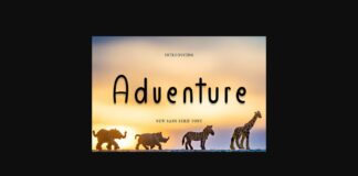 Adventure Font Poster 1